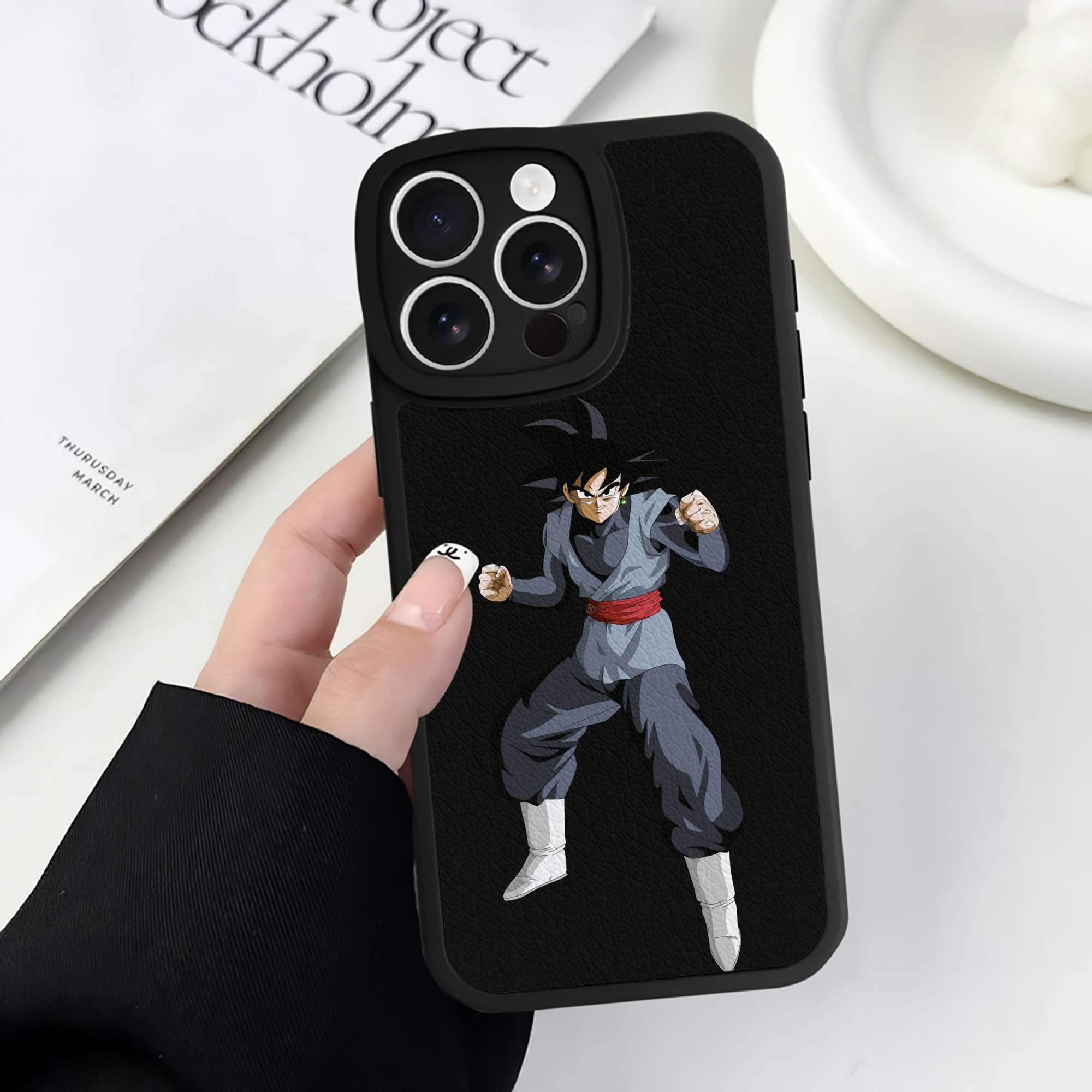 （画像用） ドラゴンボール ベジータ四世（Bejīta Yonsei）DRAGON BALL Vegeta IV 【iPhone 16シリーズ対応】シリコンスマホケース（レザー調） 材質：シリコン
